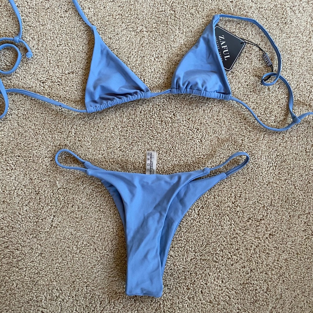 Cute blue Zaful bikini. Brand new! Never worn!